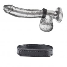 Кольцо на пенис из искусственной кожи на липучке VELCRO COCK RING