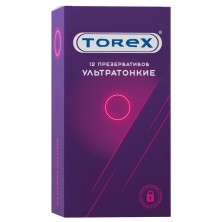Презервативы ультратонкие гладкие Torex, 12 шт